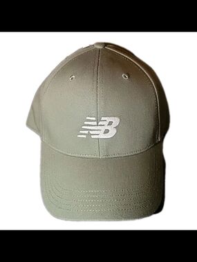 New Balance Unisex Panel Performance Cap Hat One Size Olive